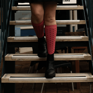 Merino Wool Knee High Socks | WOMAN | Watermelon