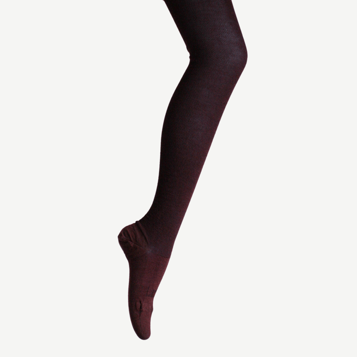 Merino Wool Womans Tights Maroon AUS