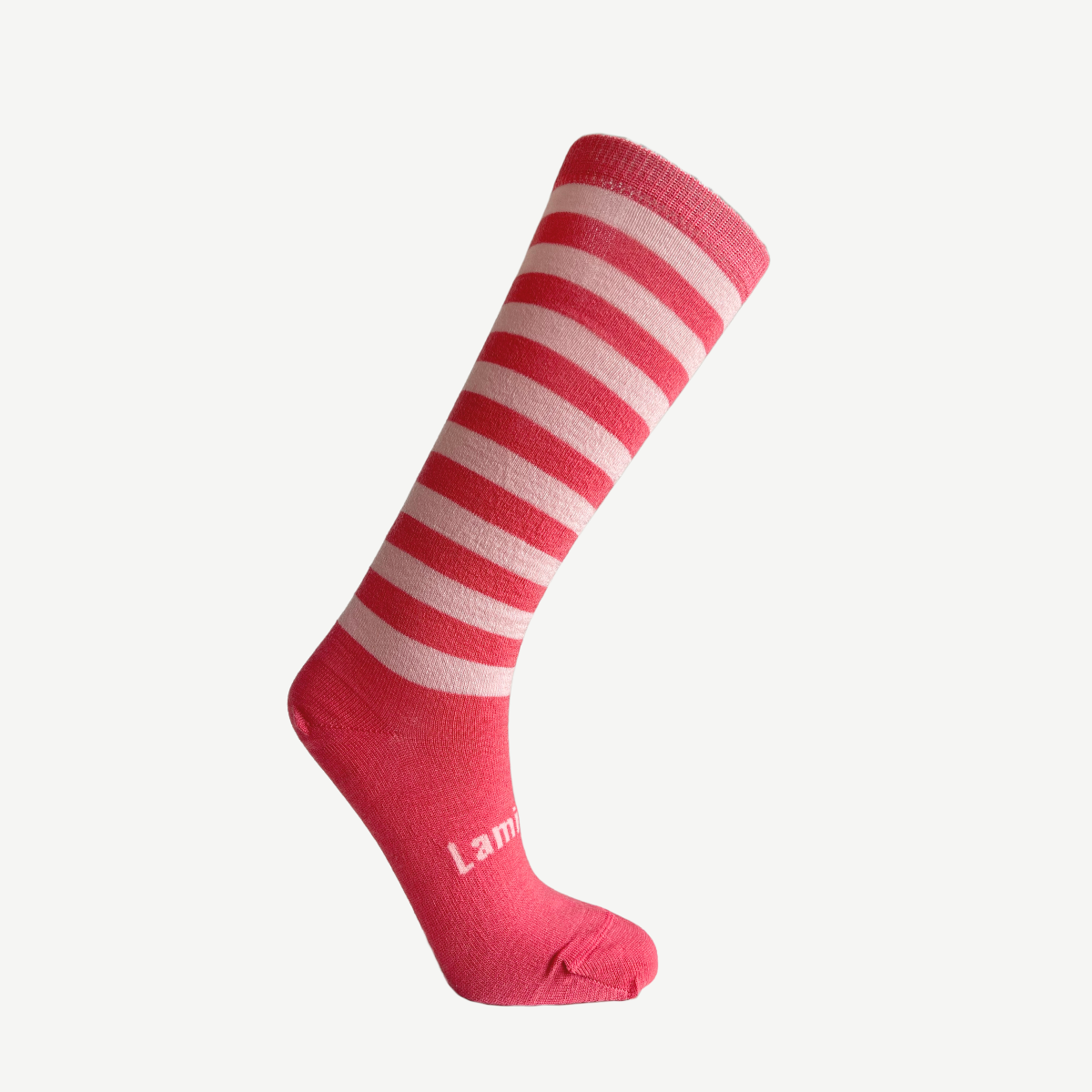 merino wool socks knee high child pink stripes aus