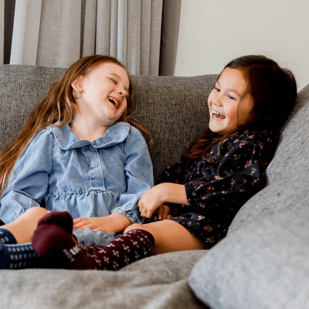 Lamington children's merino knee high socks in fig with lilac cross pattern made in New Zealand.