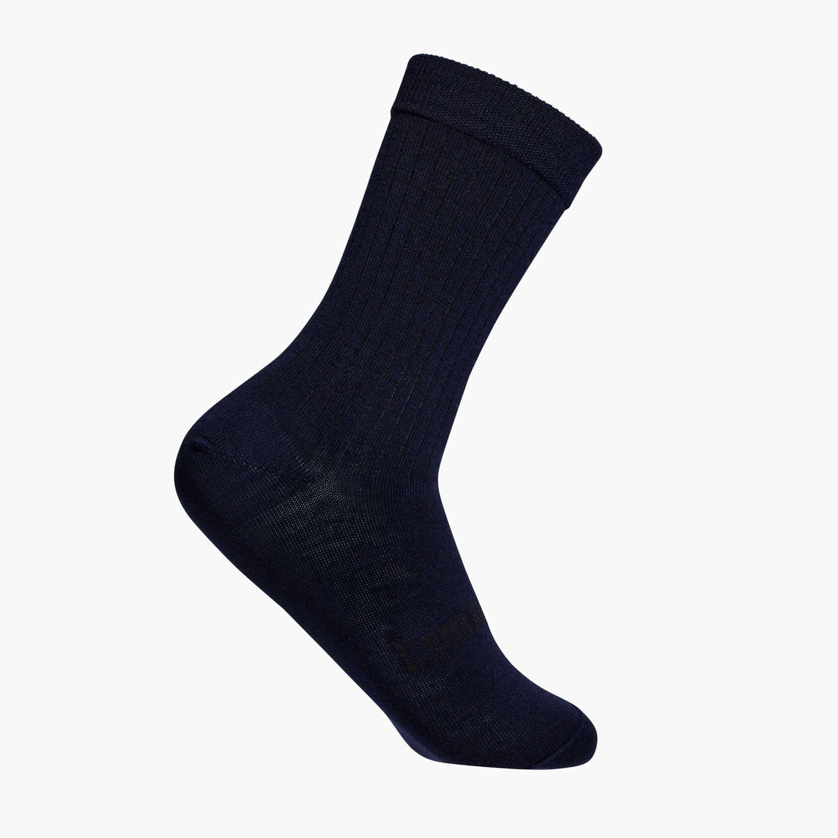 Lamington men's merino soft cuff crew socks in navy made in New Zealand.