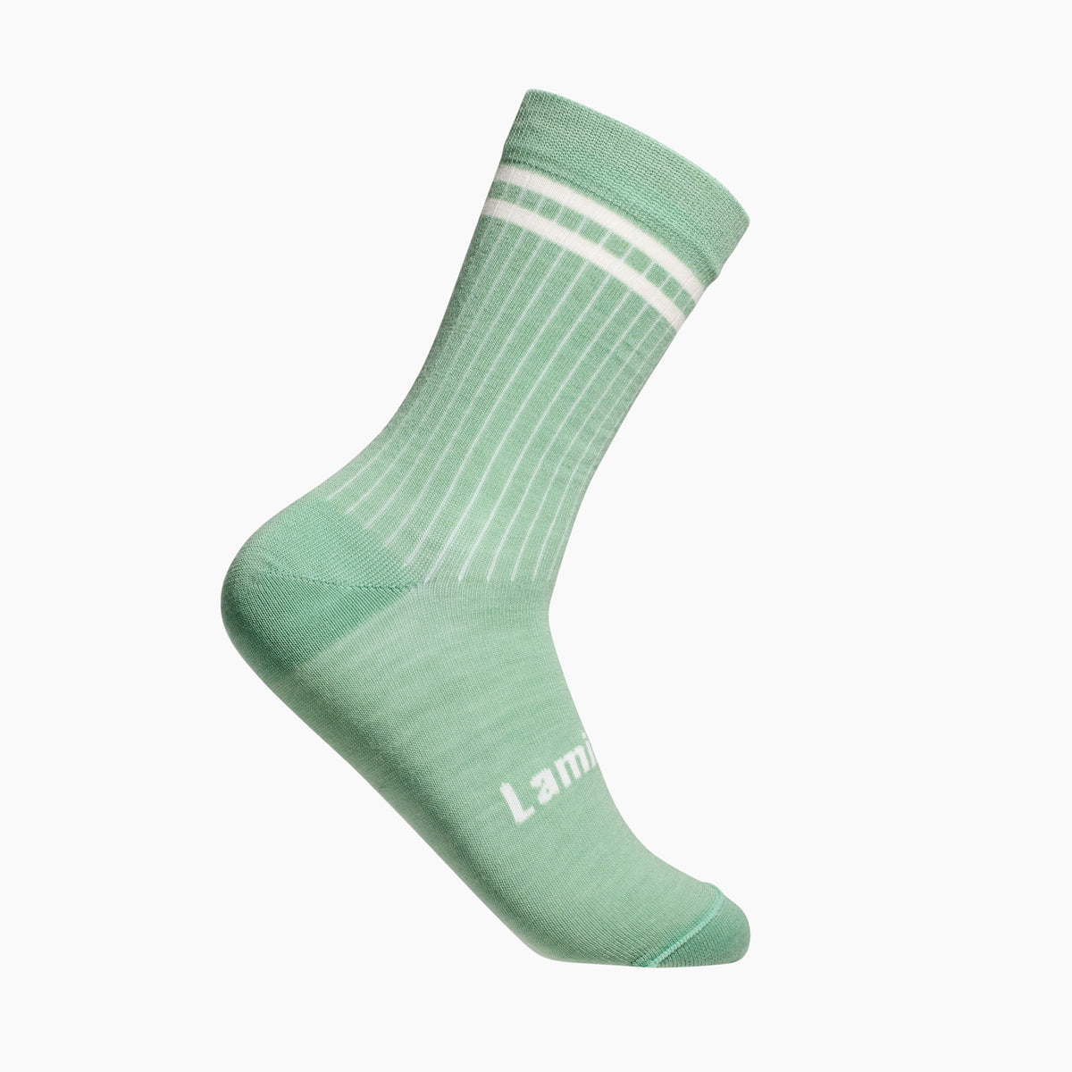 Mens merino wool crew socks light green by Lamington Australia