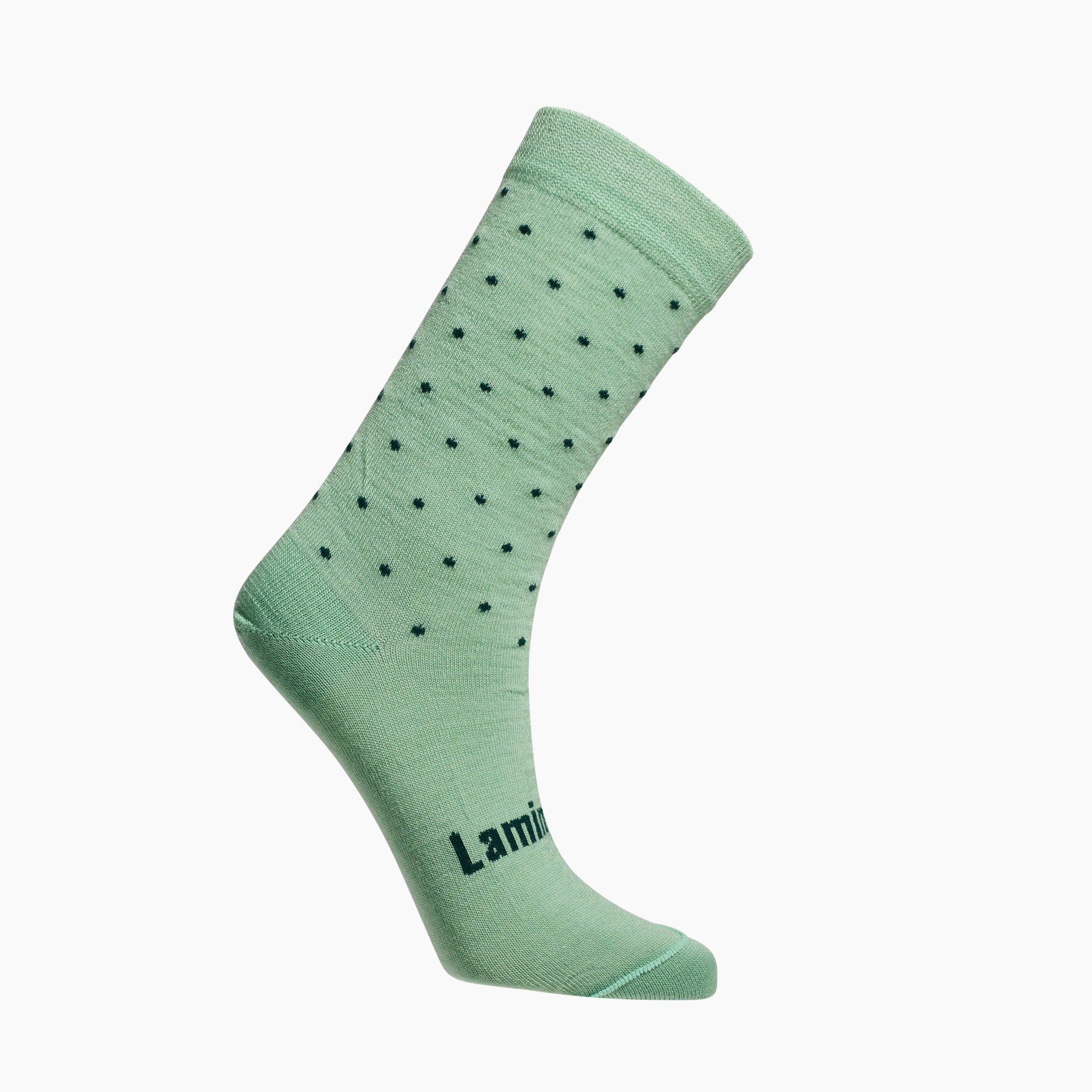 Light Green with Dark Green merino wool crew socks for children by Lamington Australia