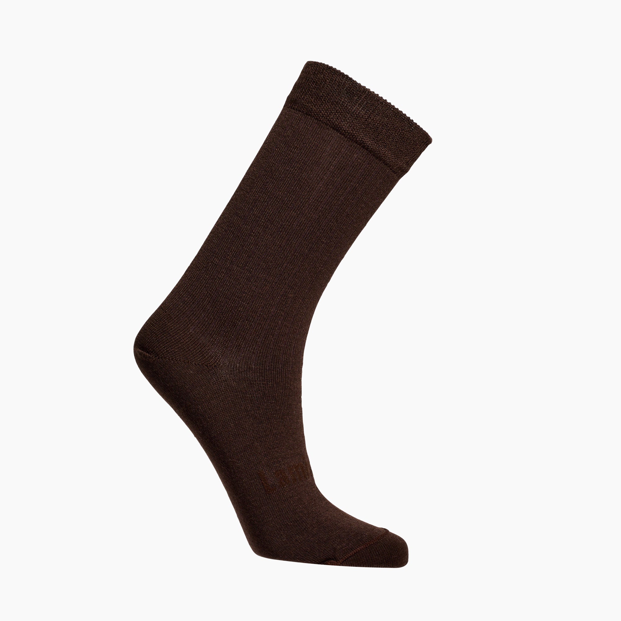 Womens merino wool crew socks Brown by Lamington Australia