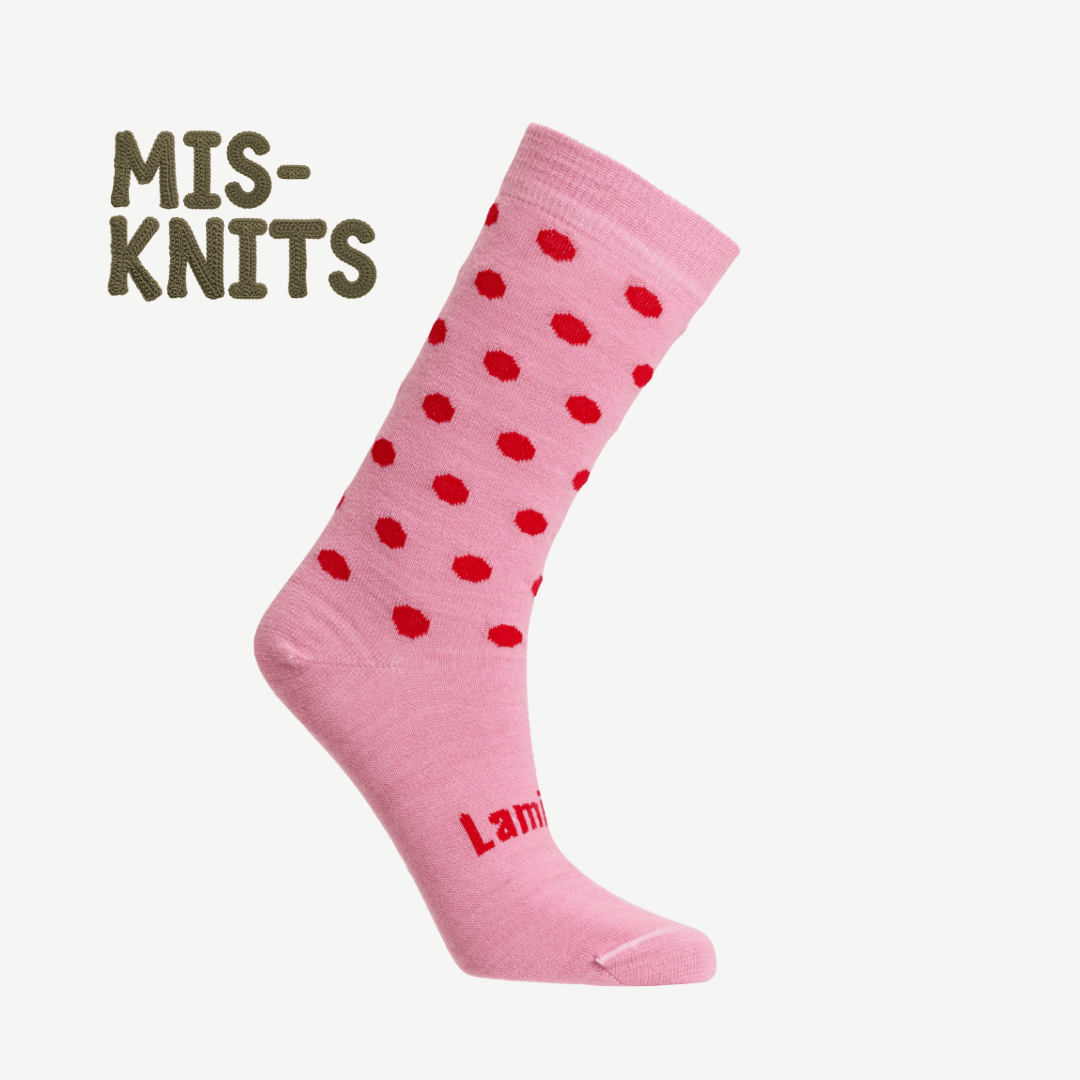 MIS-KNIT Merino Wool Crew Socks | WOMAN
