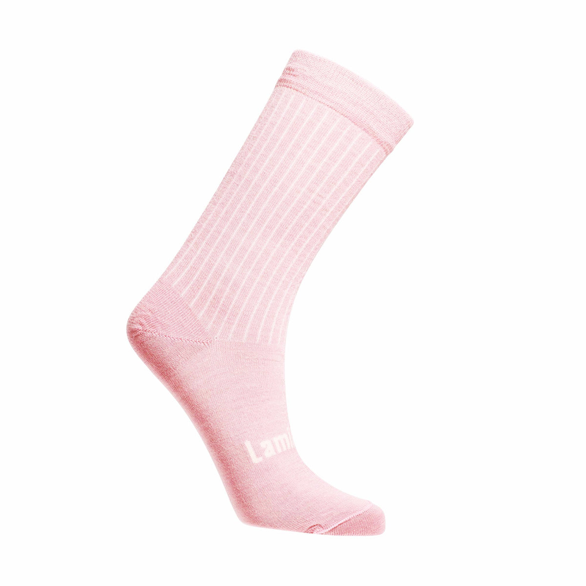 blush pink merino wool crew socks for women aus