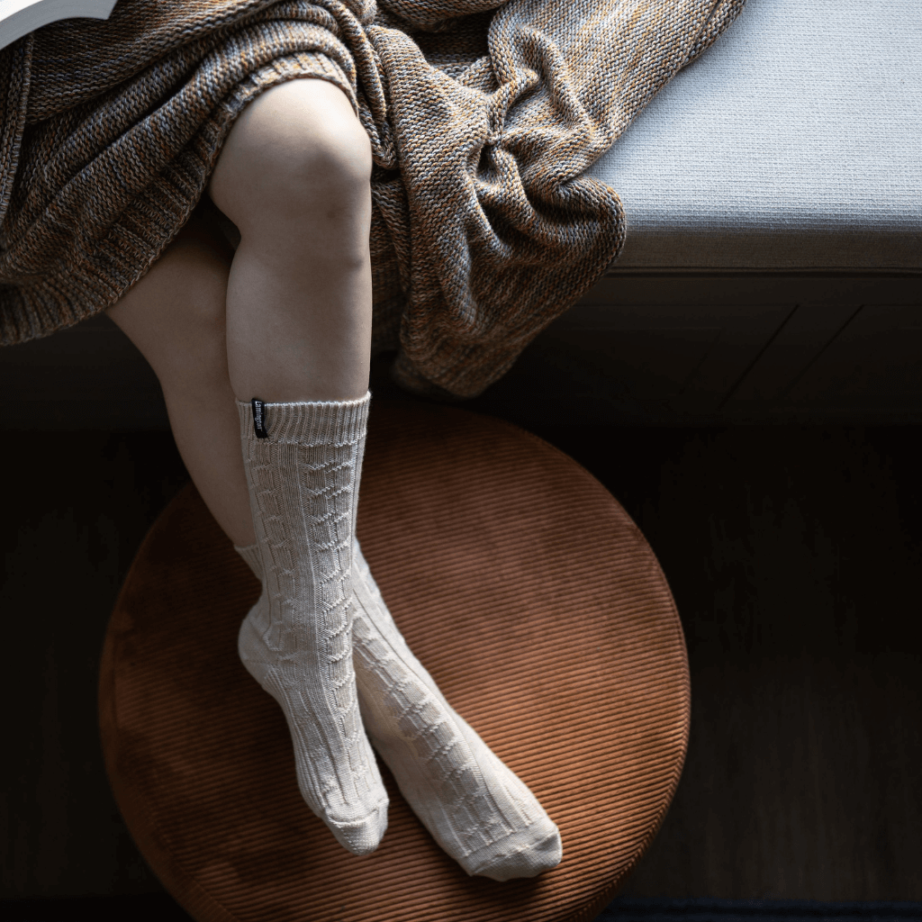 luxury merino wool socks for women cable au