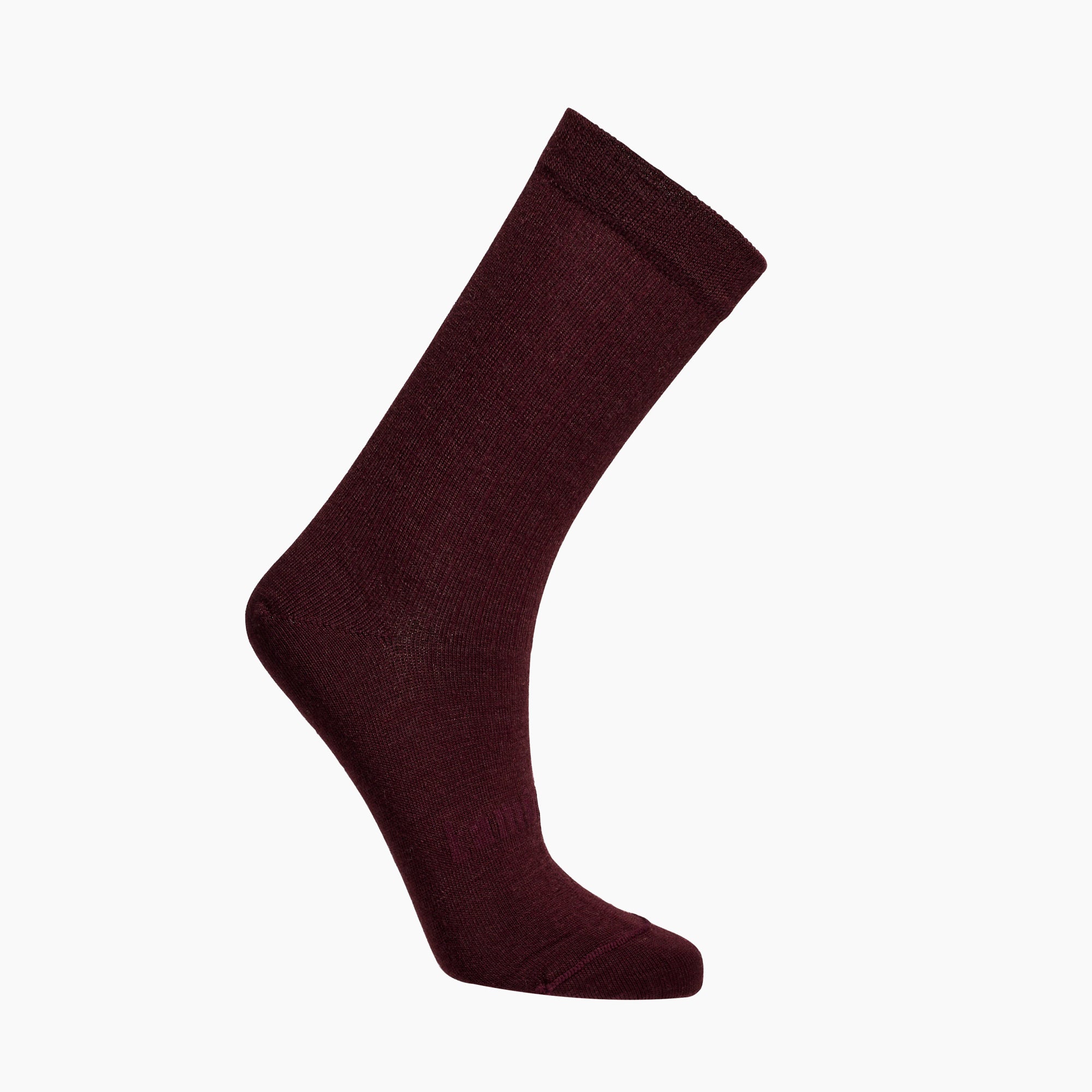 Merino wool crew socks woman maroon aus